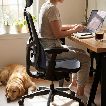 Memory Foam Lumbar Pillow Seat Cushion lifestyle