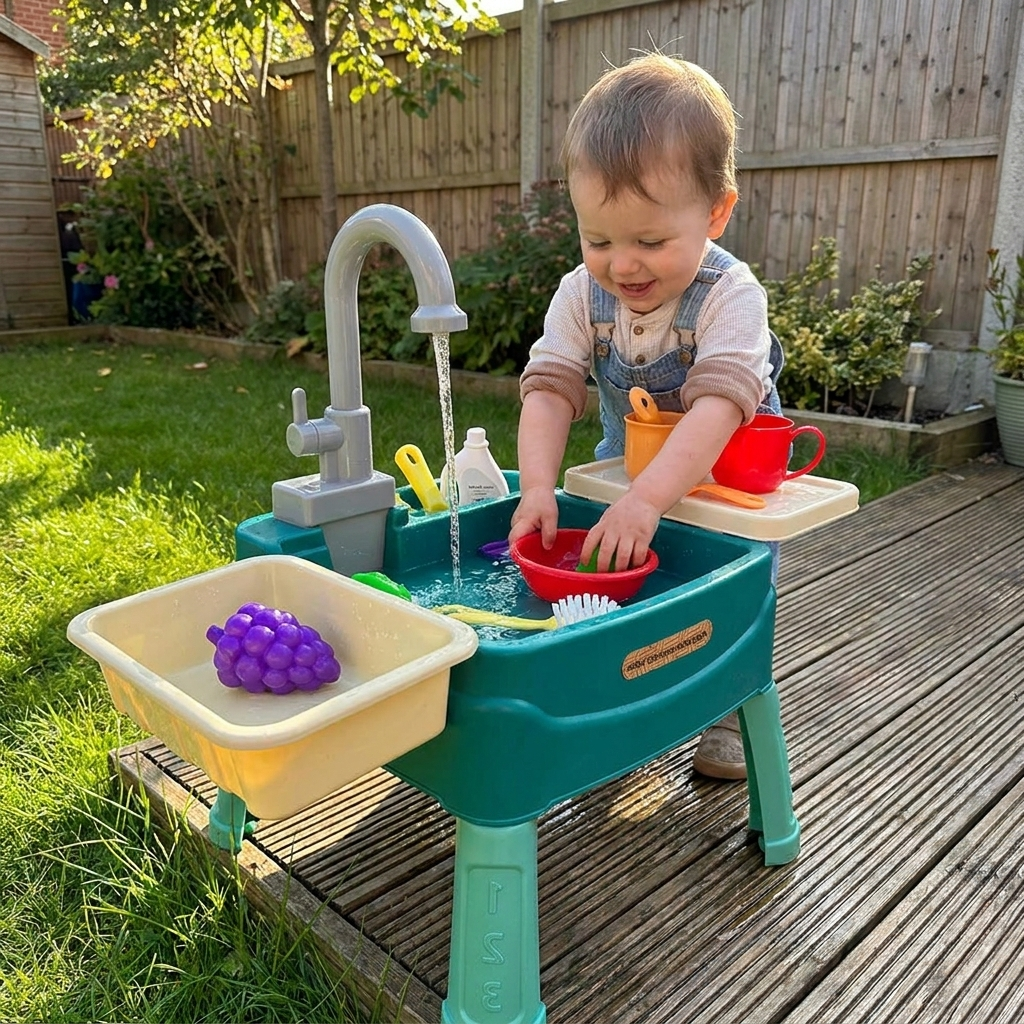 Children's Indoor/Outdoor Standing Sink lifestyle
