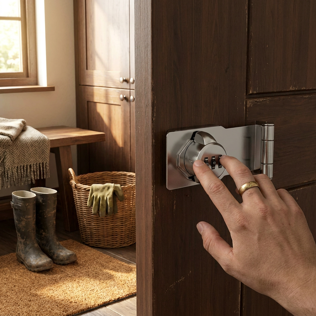 Combination Lock For Doors Without Keys lifestyle