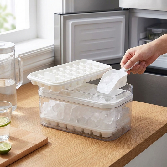 One-Click Ice Tray System lifestyle