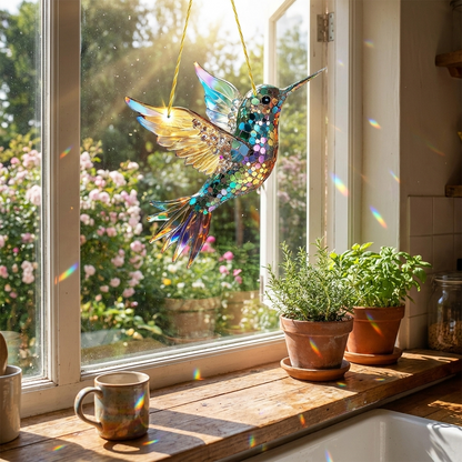 Hummingbird Suncatcher lifestyle