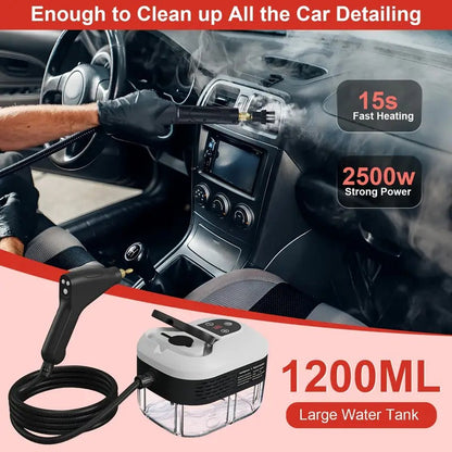 2500W Steam Cleaner with Gloves